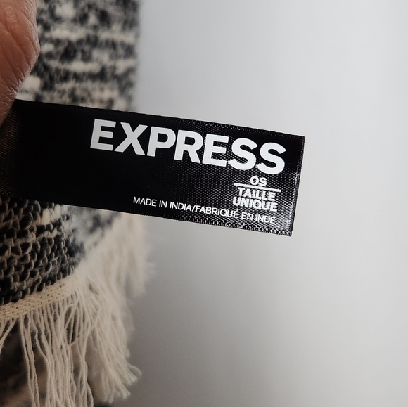 EXPRESS Sleeveless Long Cardigan Weaved Sweater OS Cotton Blend - Picture 5 of 10